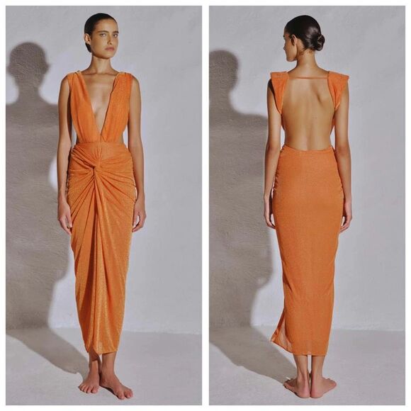 NWT Baobab collection Mia Midi Dress Large L - Picture 1 of 12